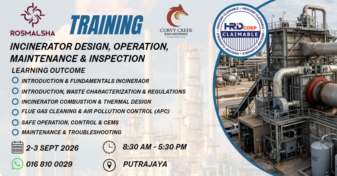 Incinerator Design, Operation, Maintenance & Inspection — HRDF claimable training