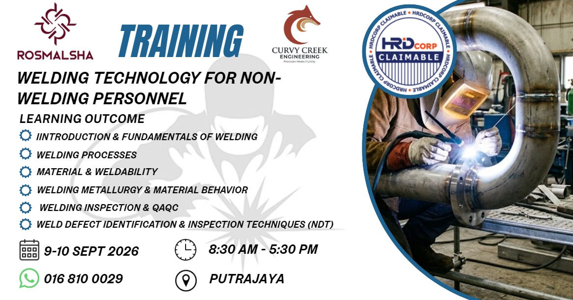 Welding Technology for Non-Welding Personnel — HRDF claimable training